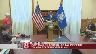 Governor adds sales tax increase to budget plan