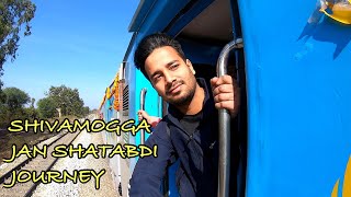 SHIVAMOGGA YESHWANTHPUR JAN SHATABDI INAGURAL RUN || JOURNEY VLOG