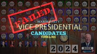 Failed Vice Presidential Candidates of the United States Timeline (2024 Election Update)