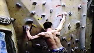 1995 bouldering at The Rocknasium in Davis,CA