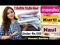 🌻Meesho Kurti/Kurta Set Haul Starting Rs.365|😀 Summer Kurti Haul |Designer Gowns| Meesho