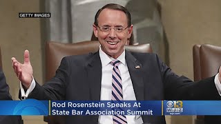 Fmr. Deputy AG Rosenstein Speaks At Md. State Bar Association Summit