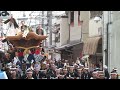 平成２５年度岸和田だんじり祭り　１４日宵宮「本町」①