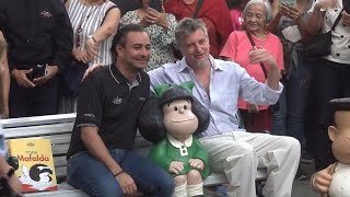 Mafalda statue unveiled in Venezuelan capital