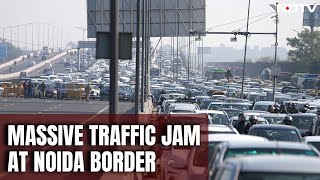 Farmers Protest Latest News | Traffic Jams At Delhi-Noida Border As Cops Prep For Big Protests