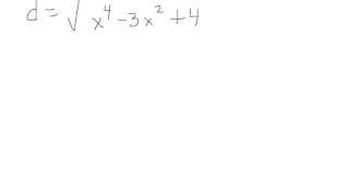 Example 2 - Optimization - derivative application