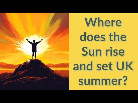 What time does the sunrise in summer UK?