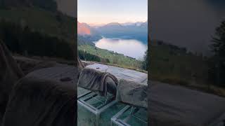 Perched atop Mount Burgenstock high above the gorgeous Lake Lucerne, (📍 Switzerland 🇨🇭)