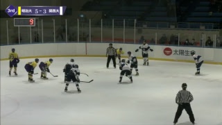 171228_第90回日本学生氷上競技選手権大会　準決勝　明治大学VS関西大学