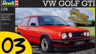 Revell VW GOLF GTI 1:24 Step 3 vidéo build.