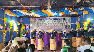 Group Dance presented by Immanuel Baptist Church Rami Ane Group during  silver jubilee celebration.