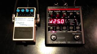 Boss DD-5 vs TC Electronic Nova Delay