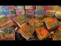 Mass Crush of Soft Dyed Blocks & AGI Homemade Gym Chalk Blocks | Oddlysatisfying Sleepaid Therapy