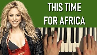 HOW TO PLAY - Shakira - Waka Waka (Piano Tutorial Lesson)