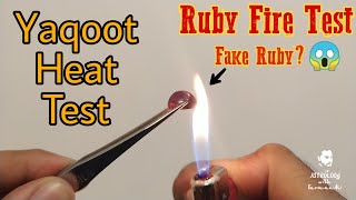 Yaqoot Ka Fire Test Karen | Ruby Stone Price | Heat Test Of Ruby | FarmanAli