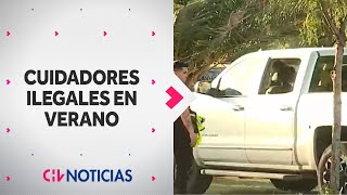 CUIDADORES ILEGALES arremeten en verano: Cobran hasta $10 mil por dejar autos en sitio no permitido