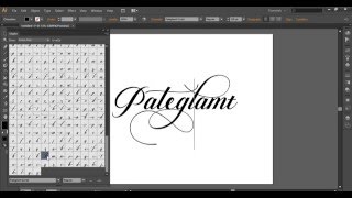 How to get access alternate glyphs from opentype fonts, with Illustrator