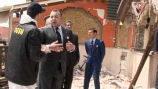 Marrakech: le roi Mohammed VI sur les lieux de l'attentat