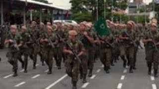 Bolsonaro attends military ceremony in Brazil