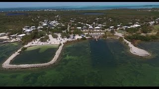 Harry Harris Beach and Park Tavernier Florida Keys DJI Phantom drone aerial video