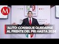 Alejandro Moreno permanecerá al frente del PRI hasta después de elecciones de 2024