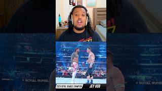 WHY JEY USO REALLY WON THE RUMBLE #wwe #romanreigns #smackdown #jeyuso #therock #wrestling #wweraw