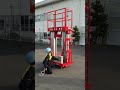 充電式高所作業台 組立方法 耐荷重300kg 6m 高所作業台 ピッキング 6 2000