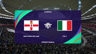 PES 2021 | Northern Ireland vs Italy - International Friendly | Gameplay