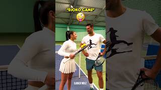 “Djoko game” with Women Tennis Player #novakdjokovic #djokovic