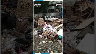 Operasional TPA Sarimukti Dibatasi, Sampah TPS Pasar Kosambi Menumpuk