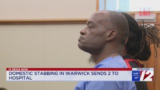 Warwick man held without bail in domestic double stabbing