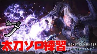 【MHW IB】PS版モンハンアイスボーン ソロ錬♬ #shorts #mhwib #mhwi #モンハン #太刀