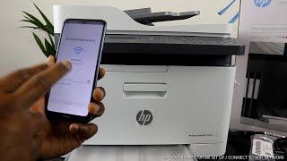 HP COLOR MFP 179FNW LEARN HOW TO SET UP  CONNECT TO WIFI NETWORK
