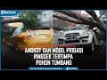 Angkot dan Mobil Pribadi Ringsek Tertimpa Pohon Tumbang 2 Meninggal