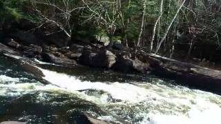 Water rapids in Huntsville, Ontario