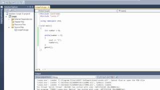 Visual C++ 9th tutorial Loops
