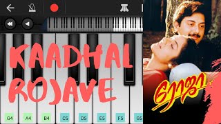 Kaadhal Rojave | Easy Mobile |Perfect Piano Tutorial