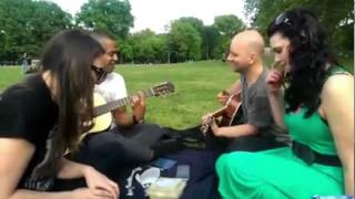 Adele "Rolling In The Deep" Central Park NYC LIVE - ( Cover )
