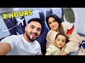 AAVA'S FIRST LONG FLIGHT ❤️ ✈️ | BABY'S REACTION 😂🔥