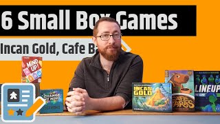 6 More Small Box Game Reviews - Incan Gold, Cafe Baras, Mind Up \u0026 More!