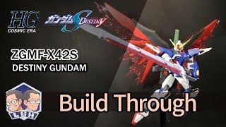 【玩具開箱】HG模型系列 ZGMF X42S DESTINY GUNDAM 新生 命運鋼彈 製作過程 Build Through  機動戦士ガンダムSEED DESTINY