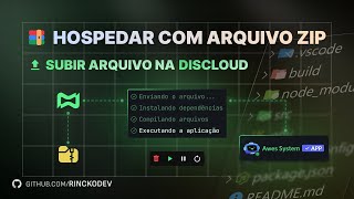 Como hospedar com arquivo zip na discloud - Hospedar bot/site/api gratuitamente