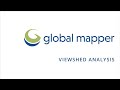 Viewshed Analysis in Global Mapper