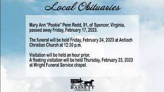 Obits for February 22, 2023