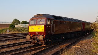 47746 and 37706 arrive and depart Chester with The Dalesman on Tuesday 13th June 2023.