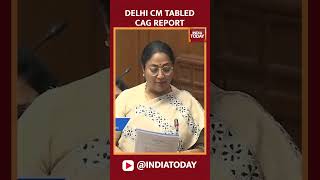 Delhi CM Rekha Gupta Tables CAG Report In Delhi Assembly #rekhagupta #cagreport #liquorscamcase