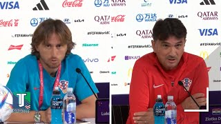 Luka Modrić and Zlatko Dalić PREVIEW THE Round of 8 MATCH between Croatia and Brazil in Qatar 2022