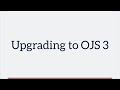 OJS 3 Features Overview