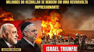 ISRAEL TRIUNFA: Milhares do Hezbollah Se Rendem em uma Reviravolta Impressionante!