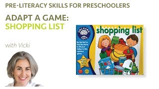 Pre-Literacy Skills for Preschoolers: Rhyming Games (Adapt a Game / Shopping List)